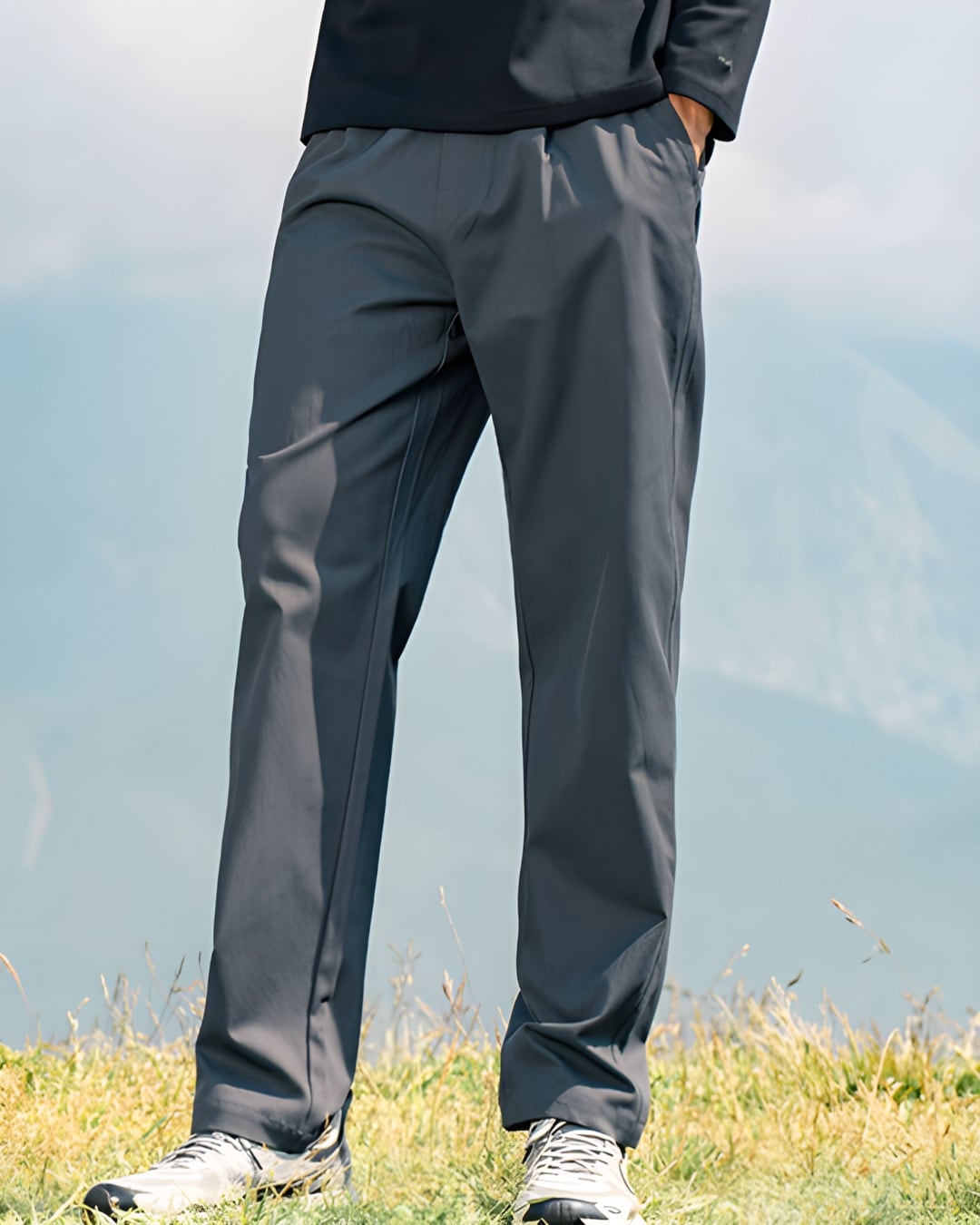 テーパード カジュアルビジネスパンツ 5色 E0200