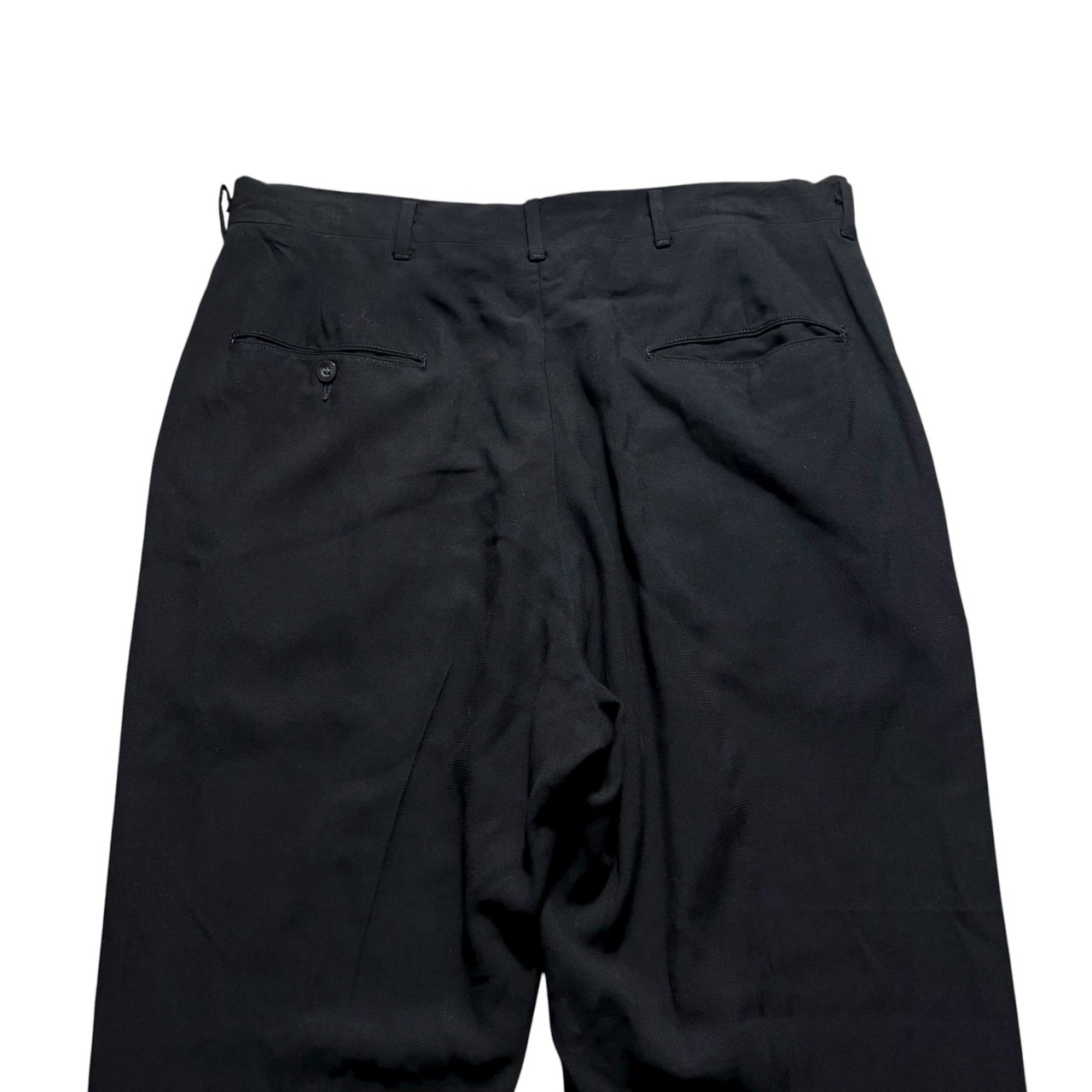 vintage 1960’s black drape slacks