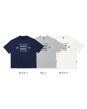 ロゴプリントオーバーサイズ半袖Tシャツ S0321