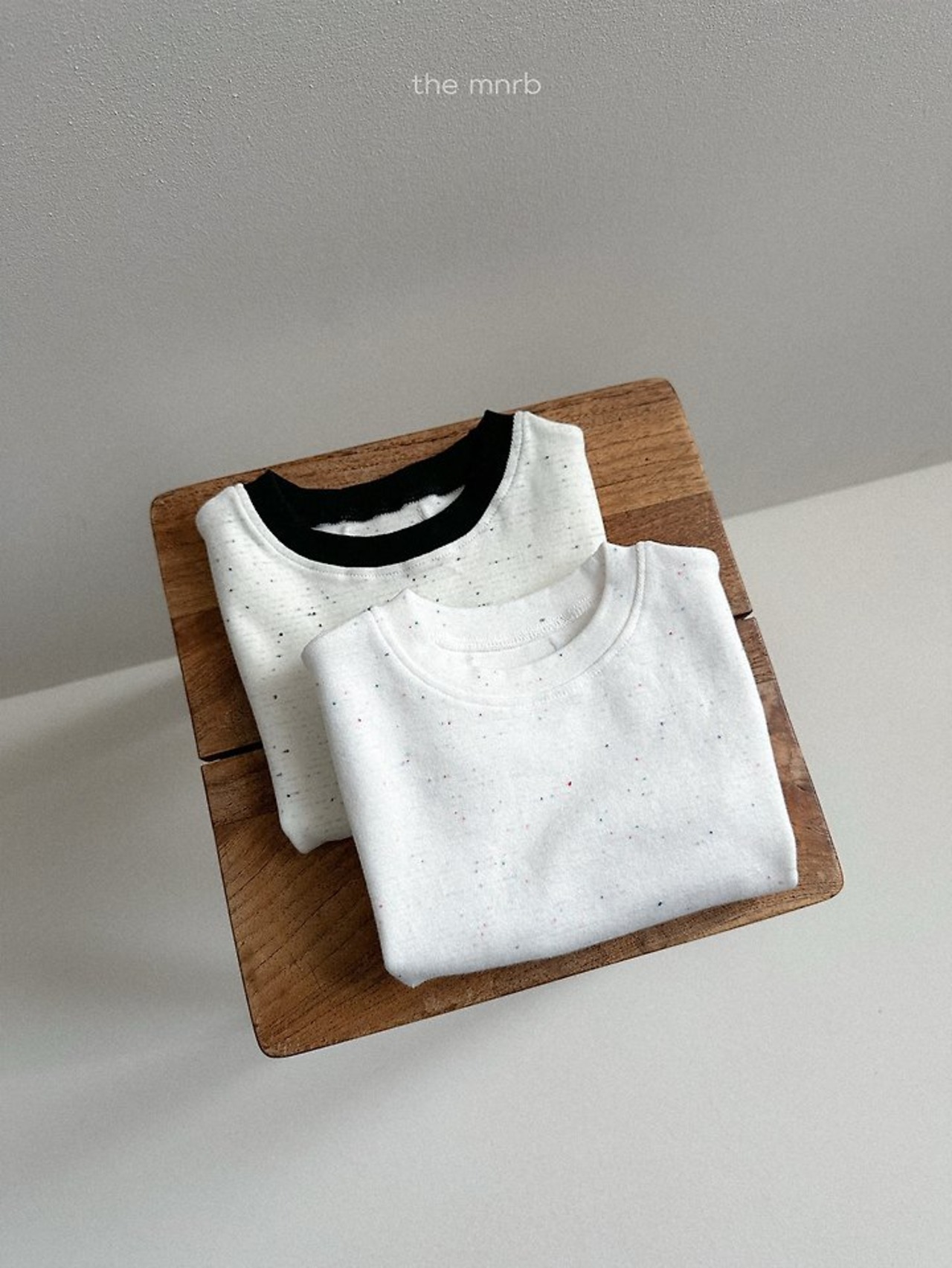 [the mnrb] Cookies and Cream Short Sleeve T-shirt / [미니로브] 쿠앤크반팔티