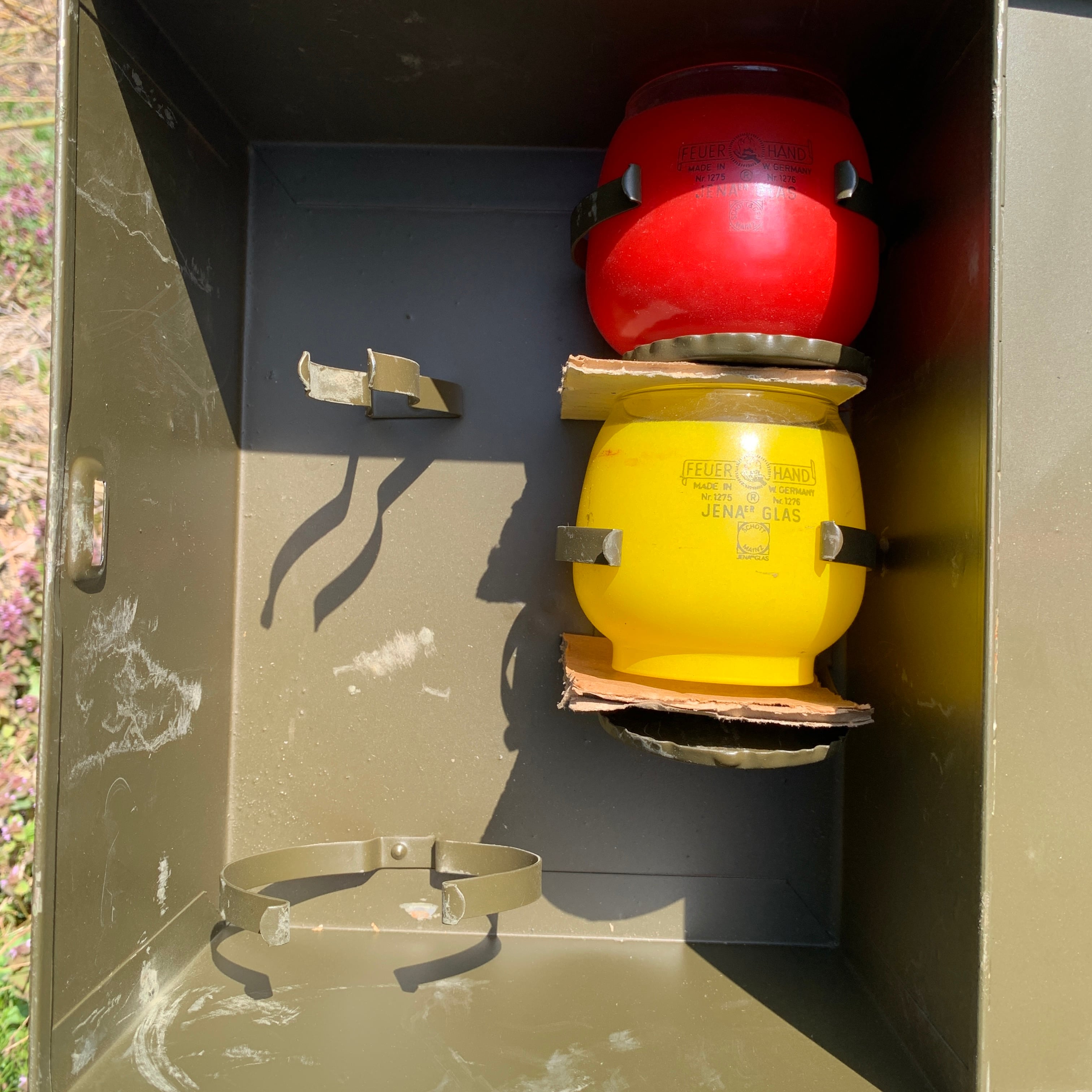 FEUERHAND 純正 アーミーBOX ケース グラス 2個 ランタン無 2 FEUERHAND 純正 アーミーBOX ケース グラス 2個 ランタン無 3