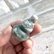 カービング*チャイニーズユナカイト*グリーンフラワージャスパー*250905*天然石*置き物*インテリアストーン