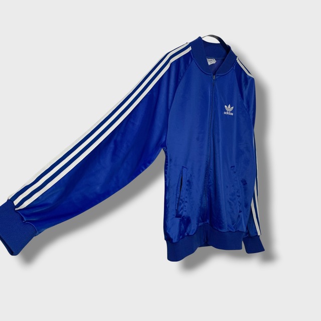 70s USA製 adidas ATPトラックジャケット ジャージ M 青