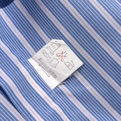 90s 00s Polo by Ralph Lauren ポロ ラルフローレン ストライプ 長袖 ワイシャツ ドレスシャツ サイズ 42-82 /ブルー×ホワイト×ピンク メンズ ビンテージ