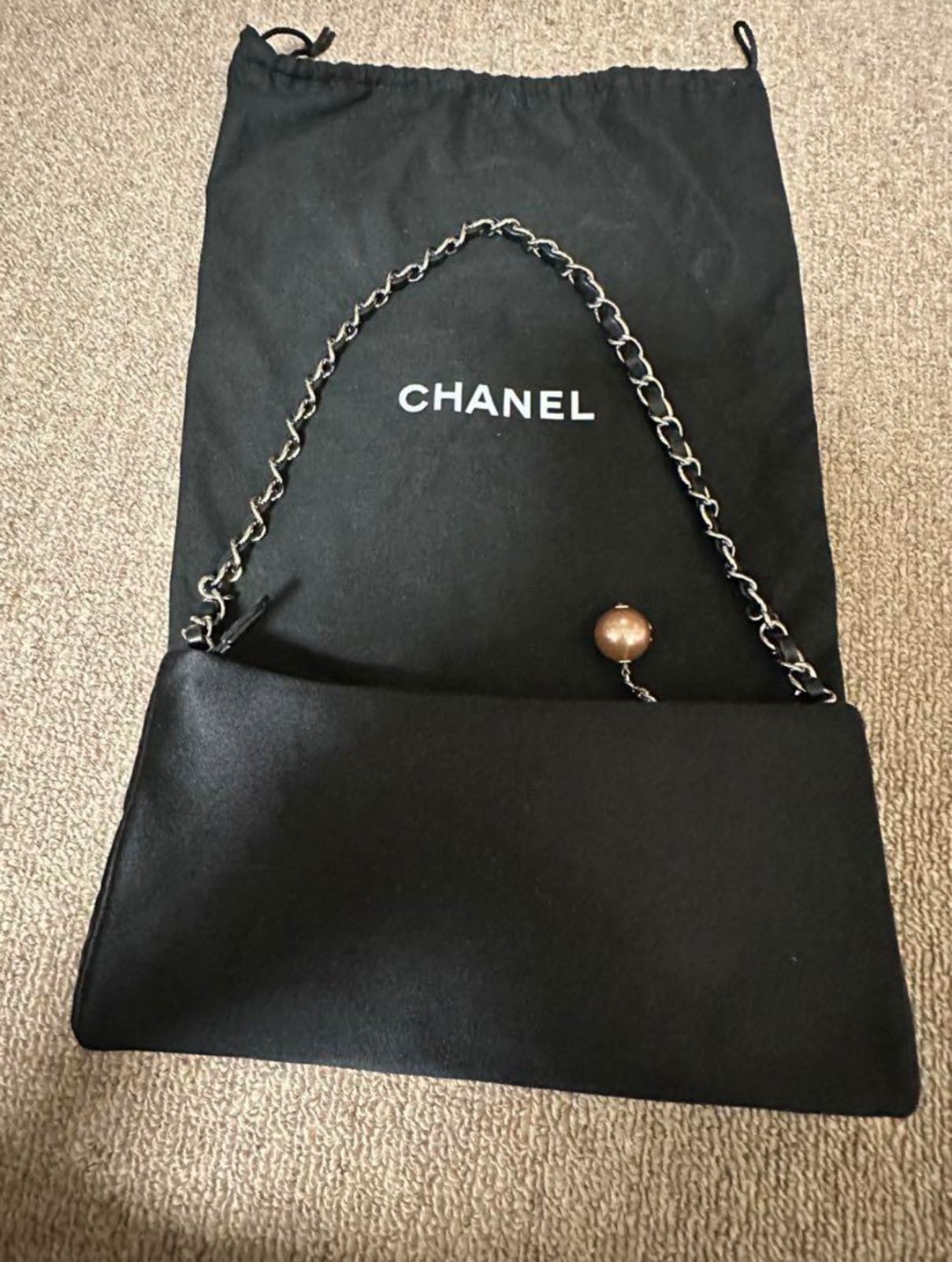 CHANEL シャネル サテン イブニングバッグ | amsterdam 