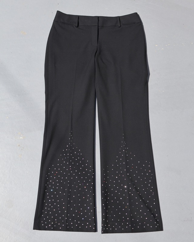 GALAXY wide straight slacks 001