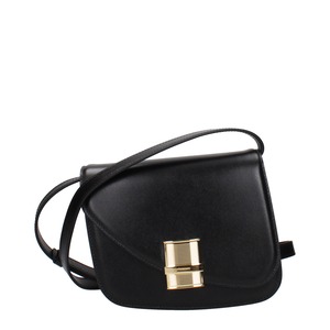 【新品】FERRAGAMO レディース クロスボディバッグ レザー ブラック 2159710769385