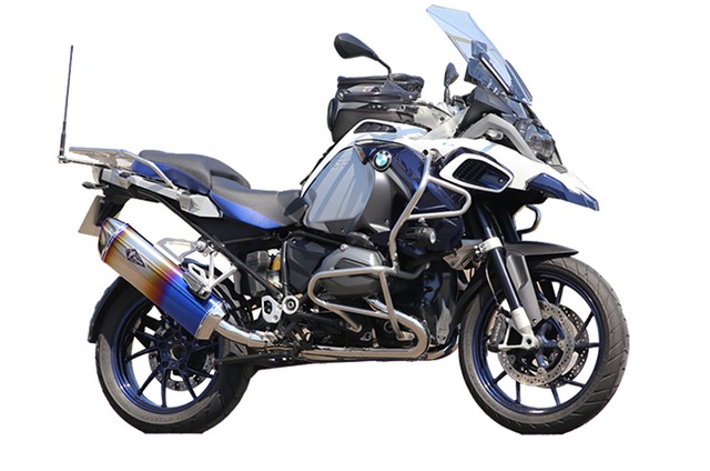 水冷R1200GS('13～'18)/GS-ADV('14～'18) リアルスペック シングル チタンドラッグブルー[RB01-01RD]
