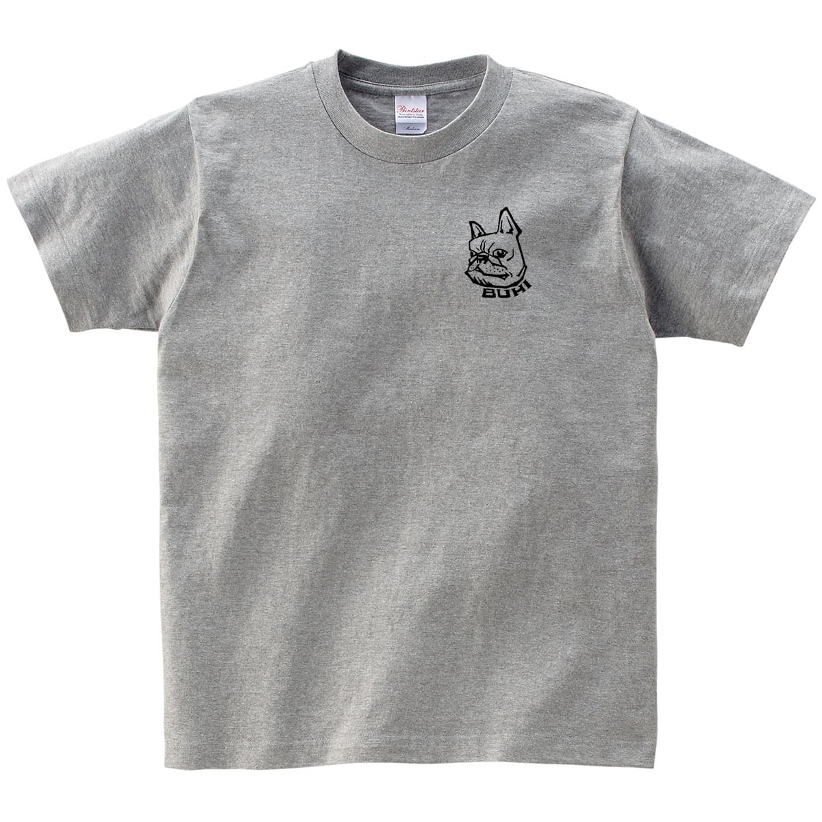 フレブル ワイルド＆クール フェイス Tシャツ dog28 顔イラスト ワンポイント 犬 フレンチブルドッグ 夏