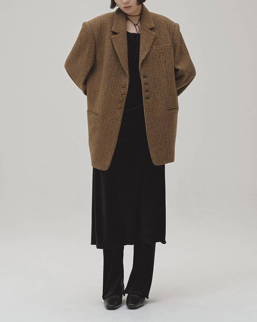 TODAYFUL(トゥデイフル) Wool100% Check Jacket | サウスオレンジ