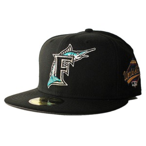 ニューエラ ベースボールキャップ 帽子 NEW ERA 59fifty メンズ レディース MLB フロリダ マーリンズ 7-8 FUFNE219616