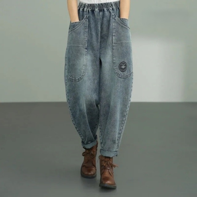 Ankle Length Wide Denim Pants / ワイド デニム パンツ（アンクル丈）