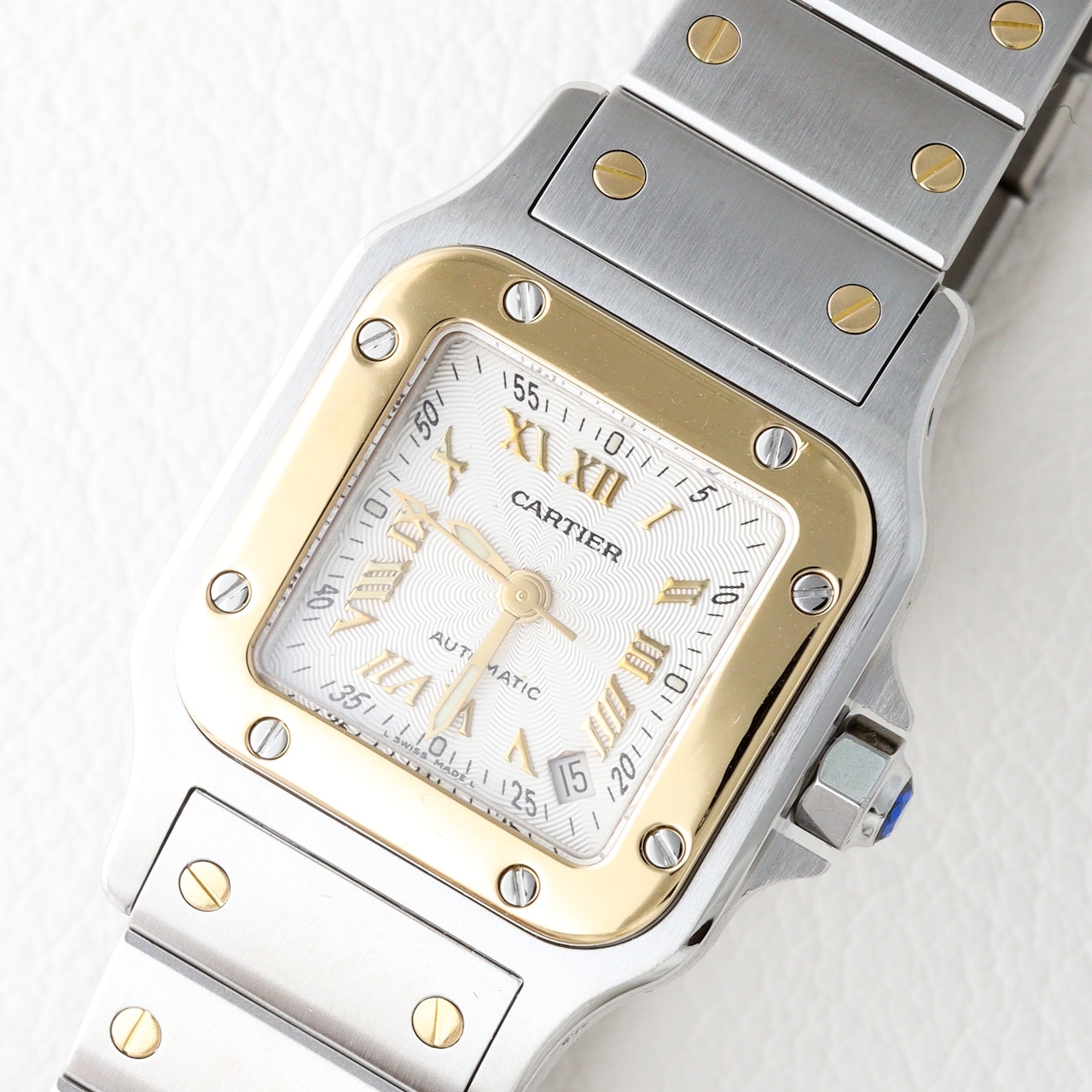 カルティエ サントスガルべ SM コンビ 自動巻き