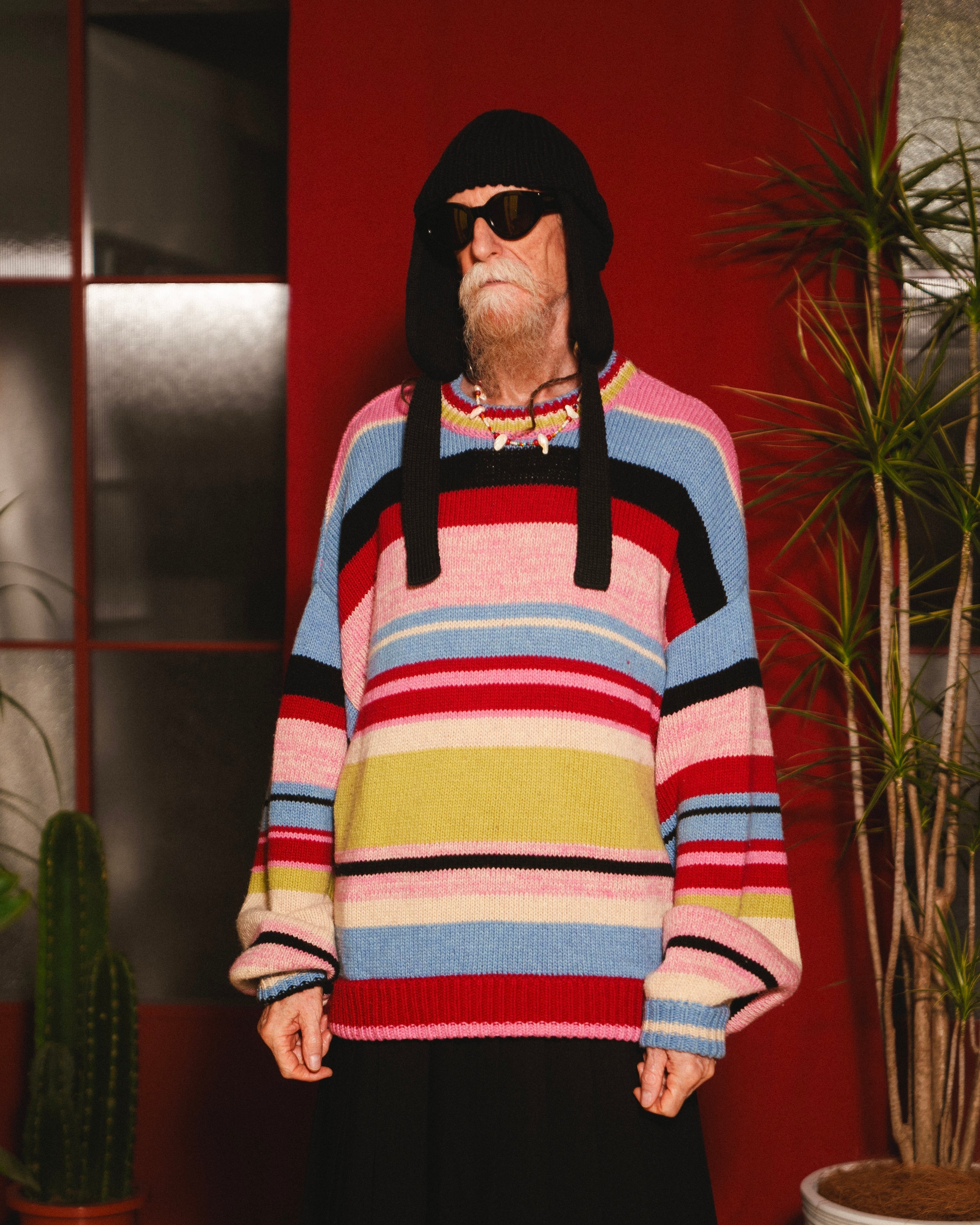 Rainbow Wool Sweater / レインボーウールセーター | AMBERGLEAM