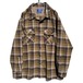 Pendleton [PENDLETON] Vintage Open Collar Wool Shirt [1990s-] Vintage Wool Shirt