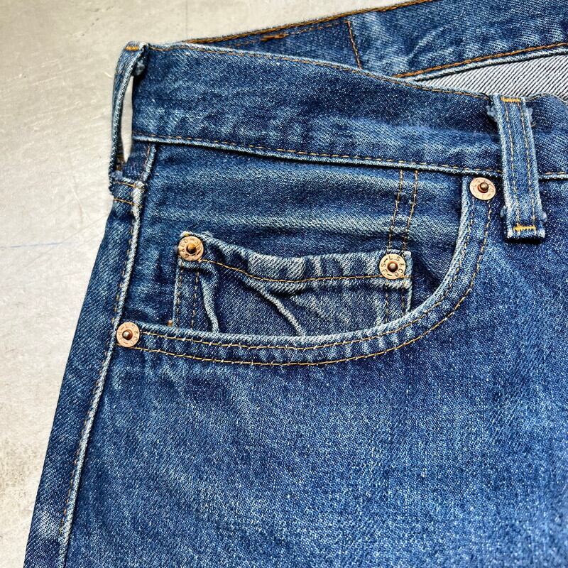 80's Levi's リーバイス 501 デニム 赤耳 RED LINE 刻印524 内股