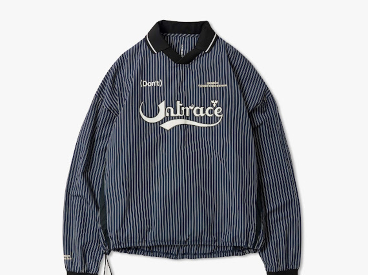 UNTRACE) STRIPE FOOTBALL GAME SHIRT L/S | apt335nyc