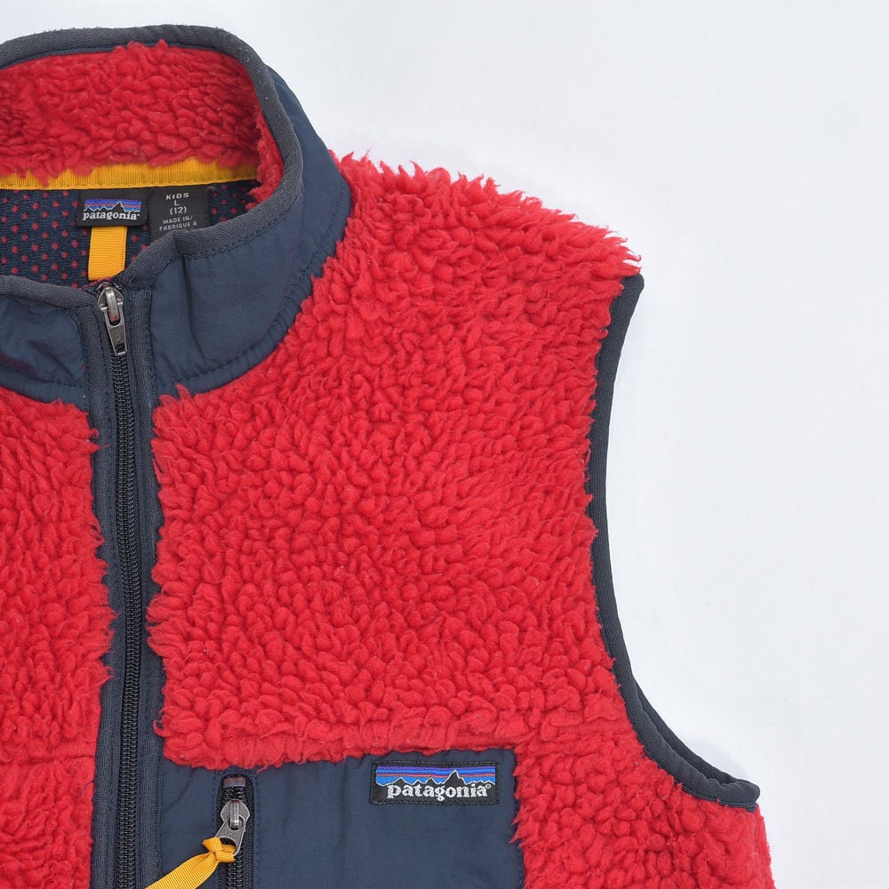 Patagonia レトロx フリースベスト Sサイズ レッド patagonia - Patagonia パタゴニア ベスト サイズ:S 90s クラシック