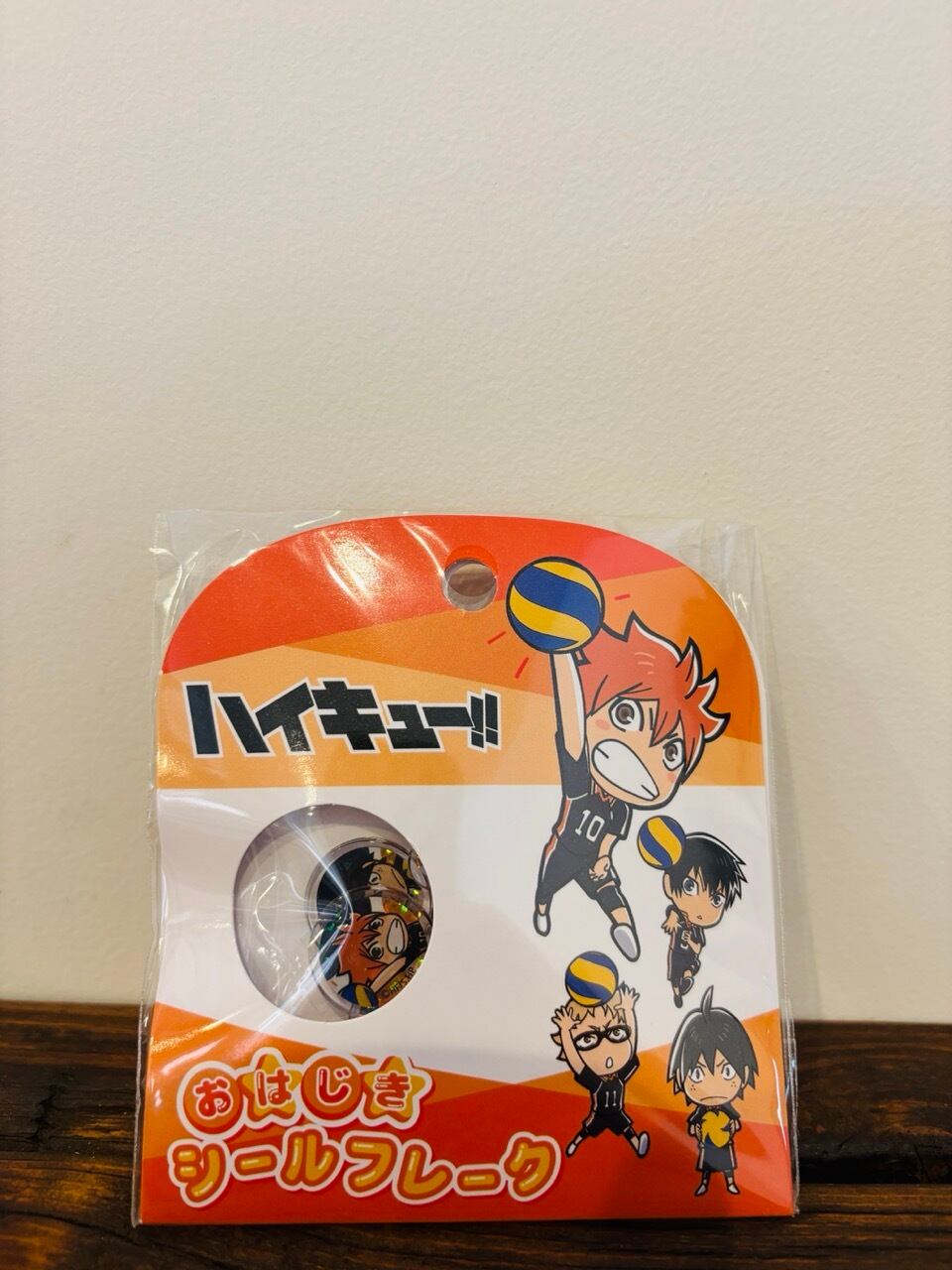 ハイキュー!! 烏野高校 おはじきシールフレーク クラックス X07