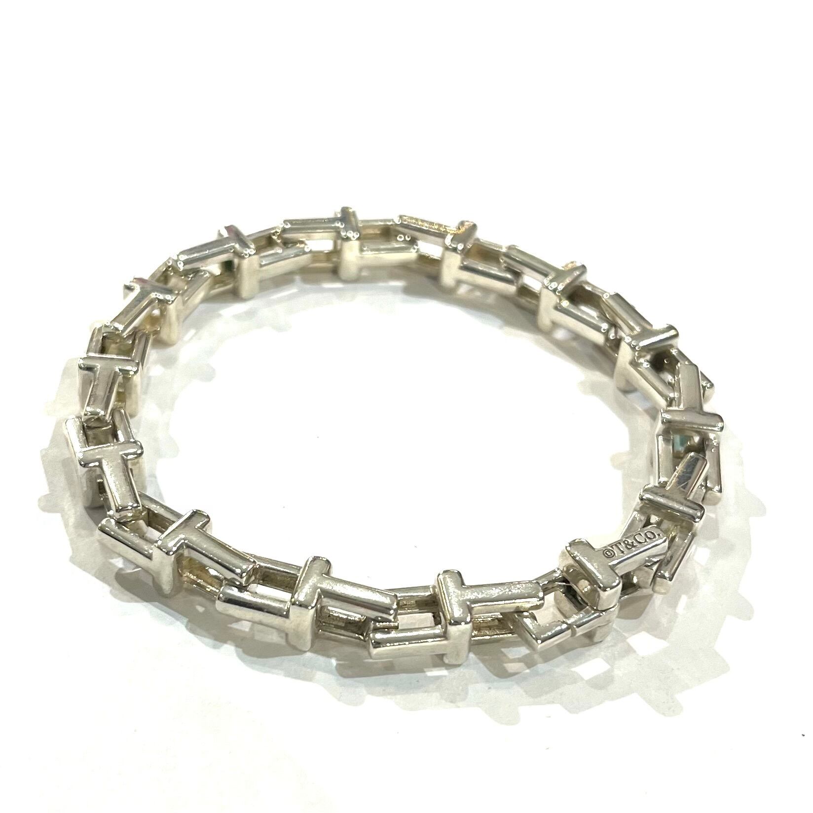 激レア【TIFFANY&CO. 】2333 ボリューム 重厚感Tモチーフ リンク 激レア【TIFFANY&CO. 】2333 ボリューム 重厚感Tモチーフ リンク
