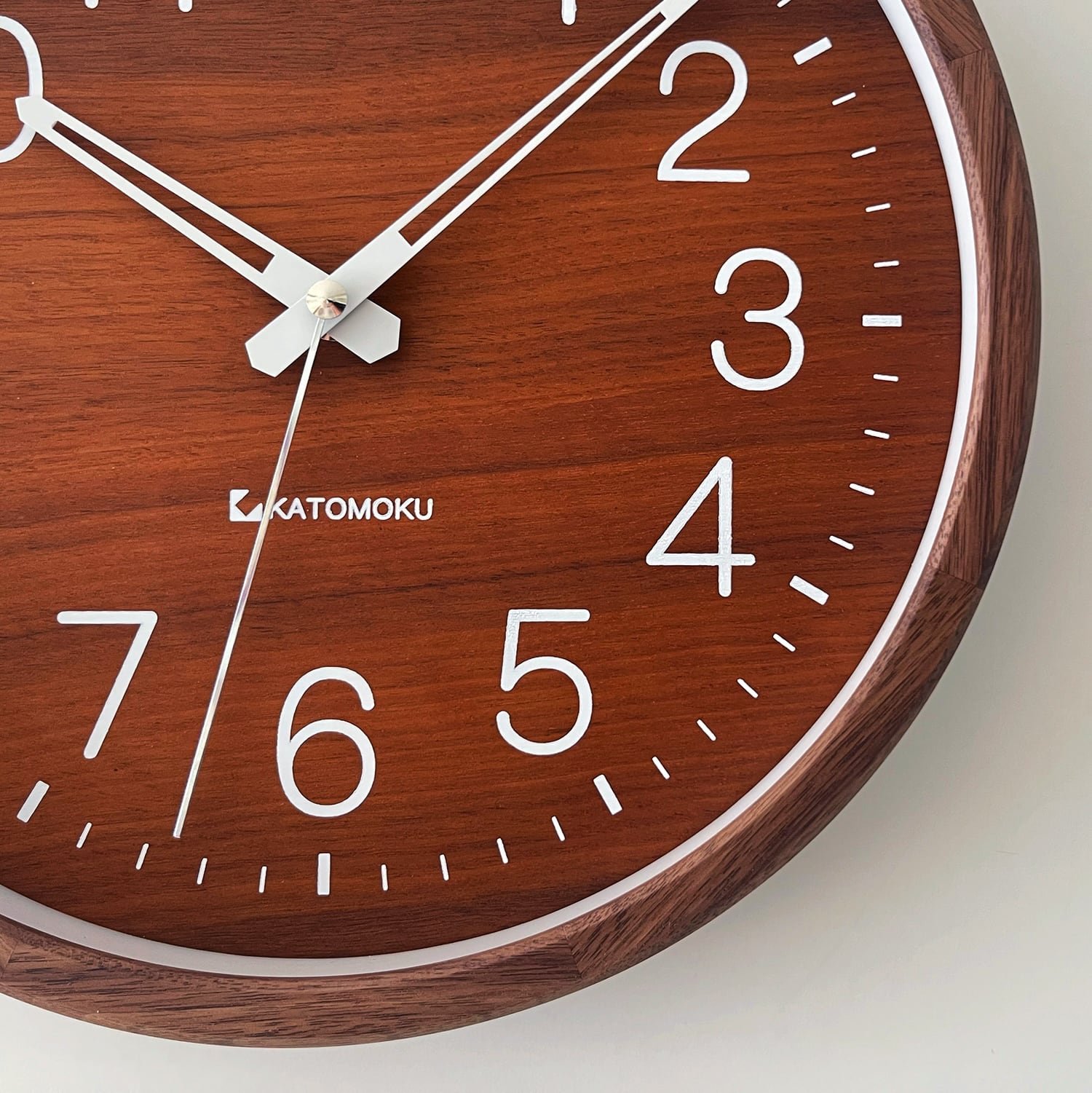 KATOMOKU muku clock 2 ウォールナット km-46WA 掛け時計 | 加藤木工