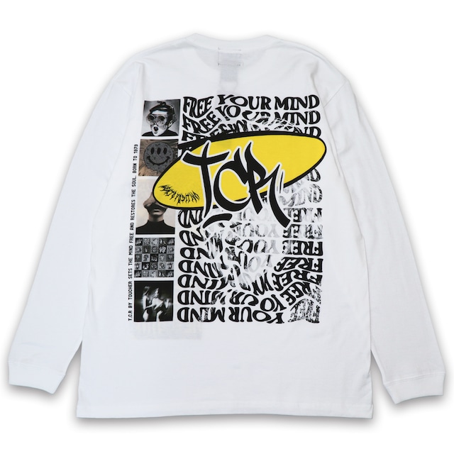 FREE YOUR MIND L/S TEE - WHITE