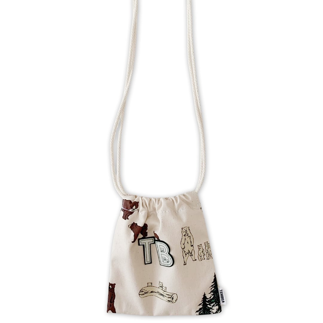 TEMBEA(テンベア)巾着POCHETTE / BEAR+WAPPEN