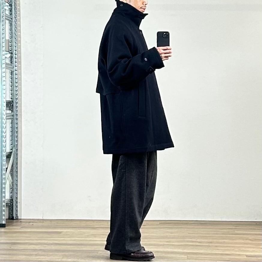 STILL BY HAND】WOOL/NYLON HALF COAT スティルバイハンド ウール