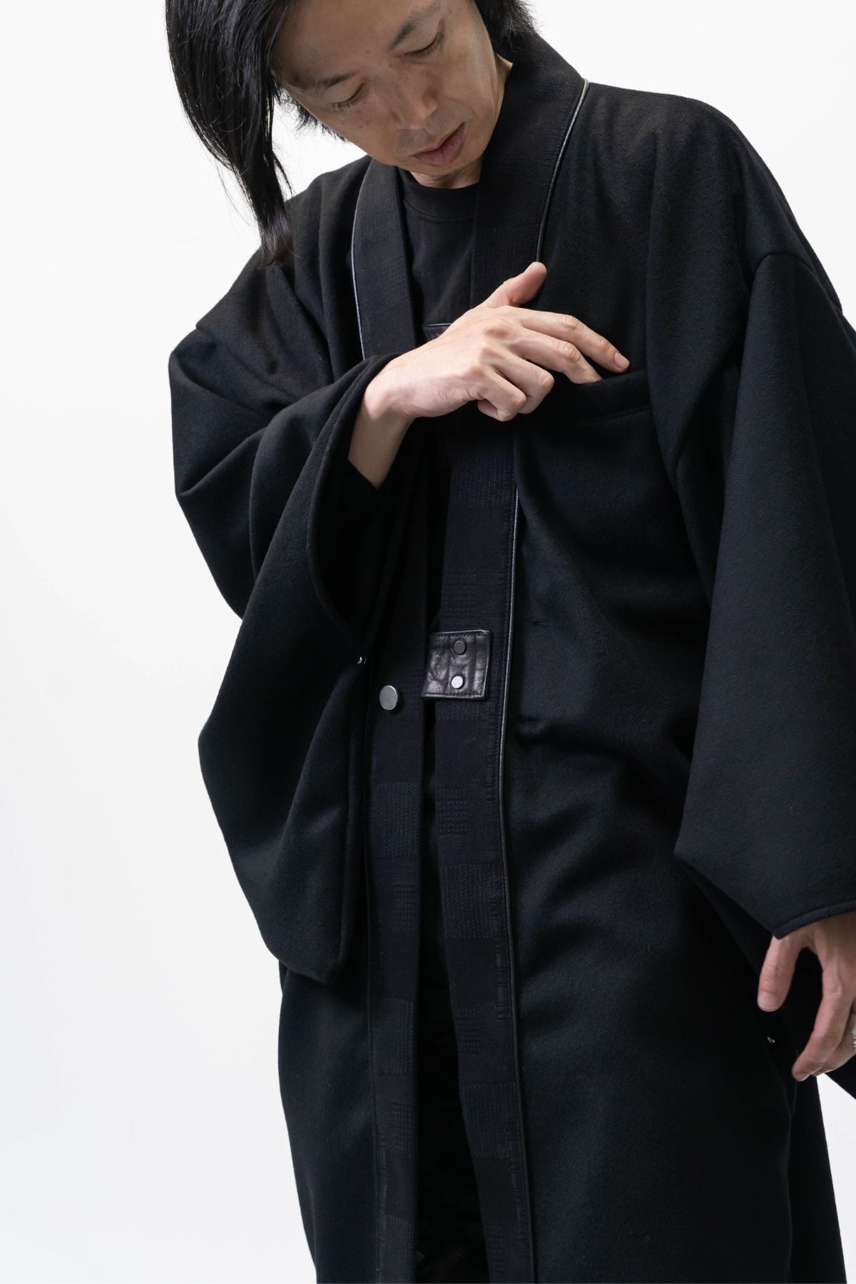 Web限定｜極少数限定】カシミヤ×デニム羽織／CASHMERE DENIM HAORI