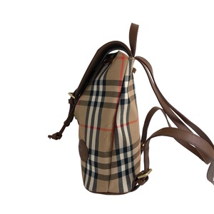 BURBERRY バーバリー クラシックチェック フロントバックル レザー 