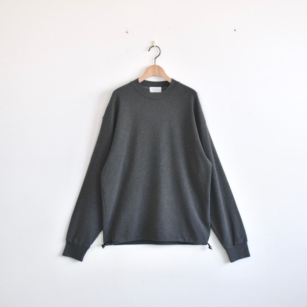 FLISTFIA | Long Sleeve Draw Code Pull Over ドローコード ワッフル カットソー