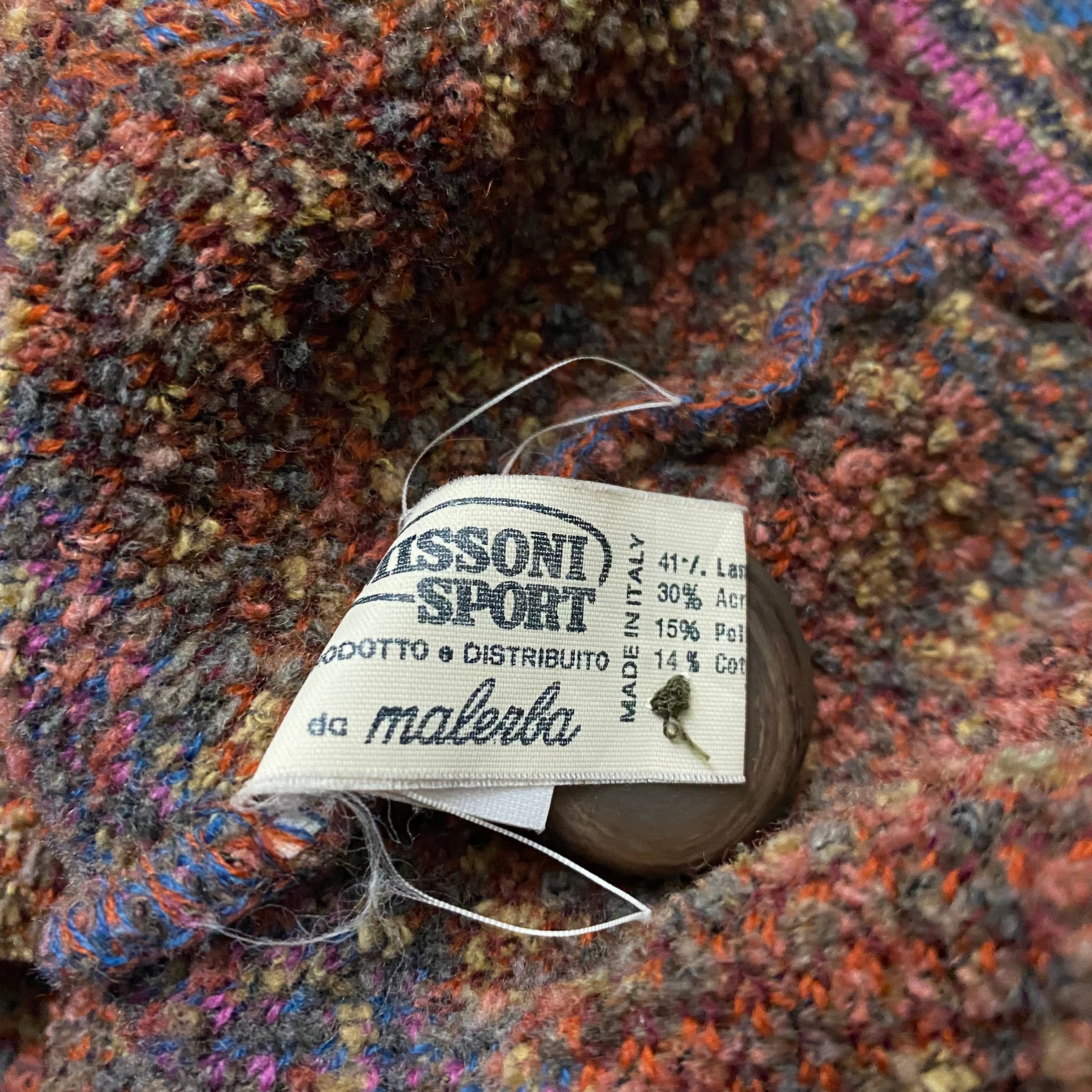 vintage MISSONI SPORT knit coverall jacket | NOIR ONLINE