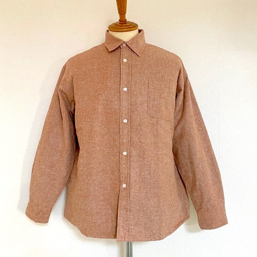 Flannel Padded Shirts　Orange
