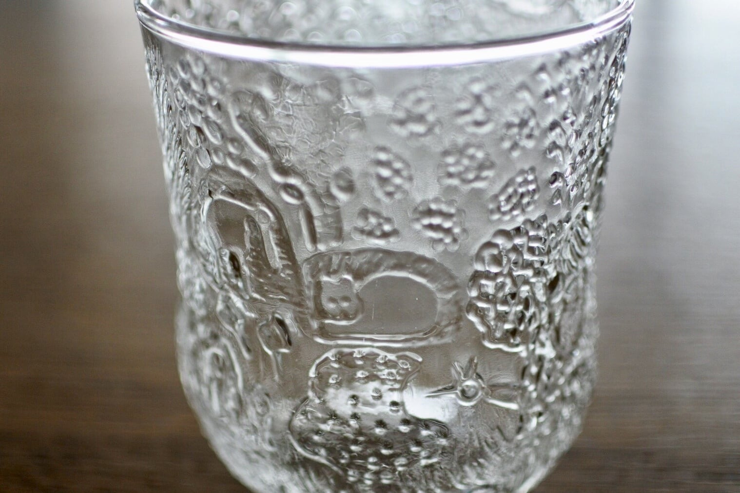 vintage IITTALA FAUNA clear glass M / ヴィンテージ イッタラ