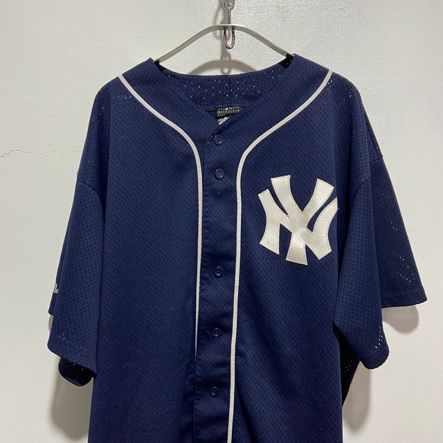 『送料無料』New york yankees ヤンキース　ベースボールシャツ　90sUSA