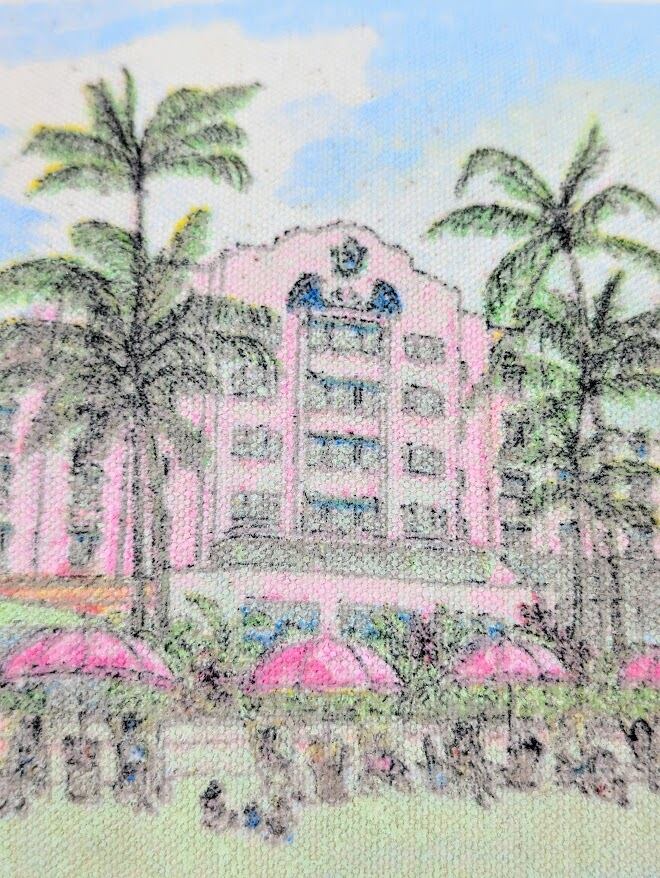 ロイヤルハワイアン】オリジナルポーチ | LeaLea Hawaiian Village 