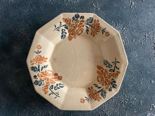 十角皿／8.5寸（2512em-14）