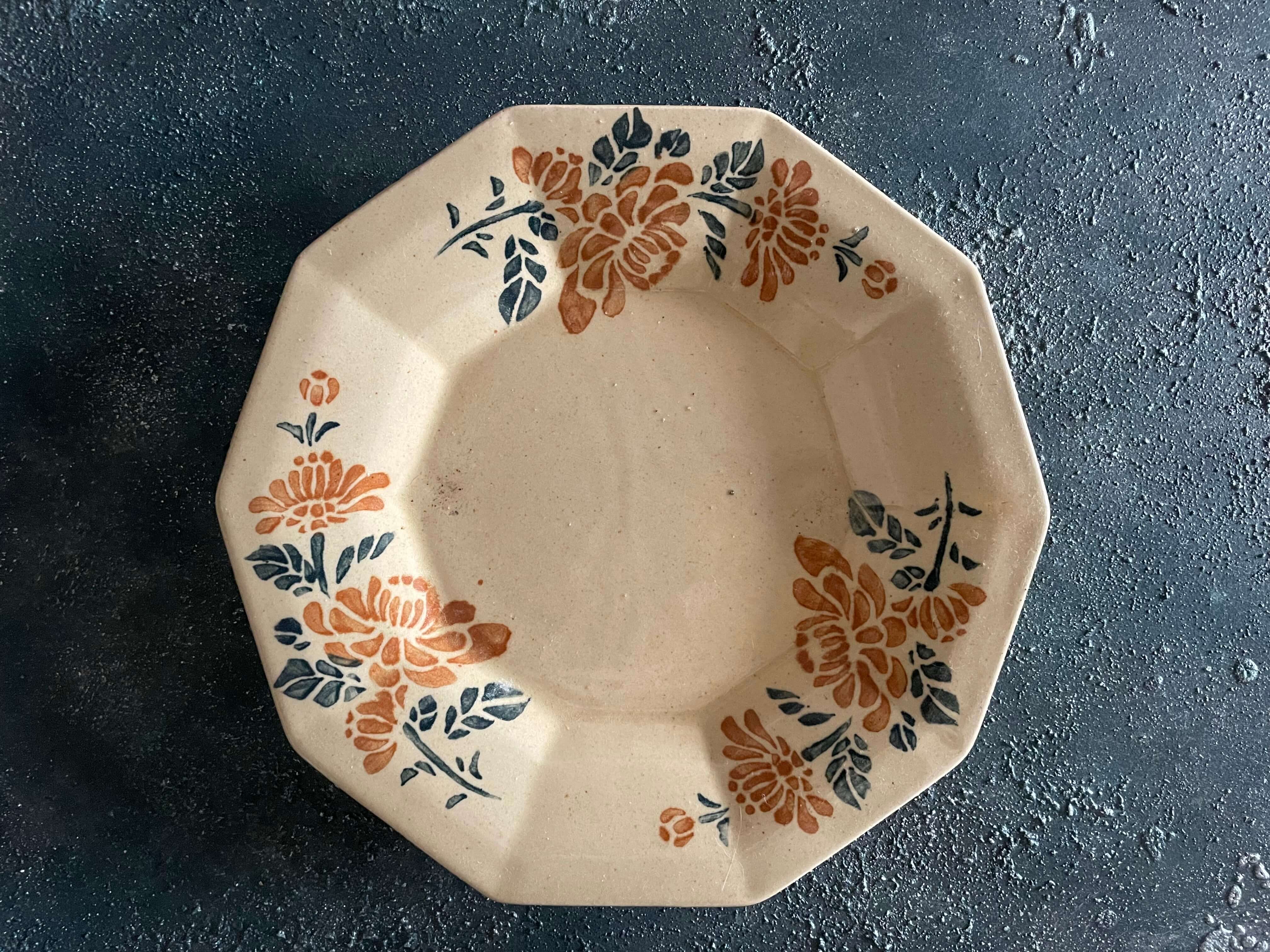 十角皿／8.5寸（2512em-14）