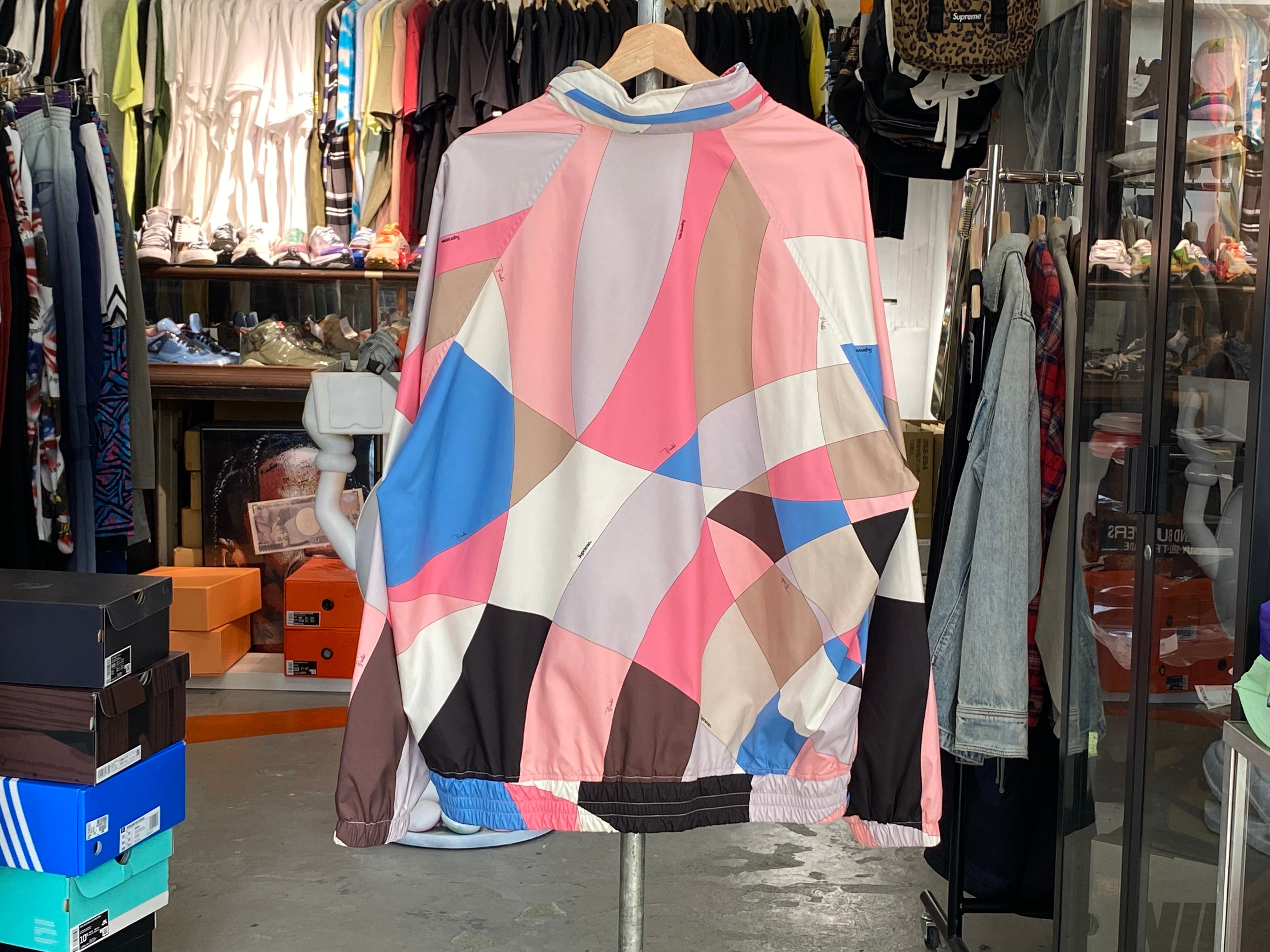 Supreme 21SS × EMILIO PUCCI SPORT JACKET DUSTY PINK XL 63461 Supreme 21SS × EMILIO PUCCI SPORT JACKET DUSTY PINK XL 63461