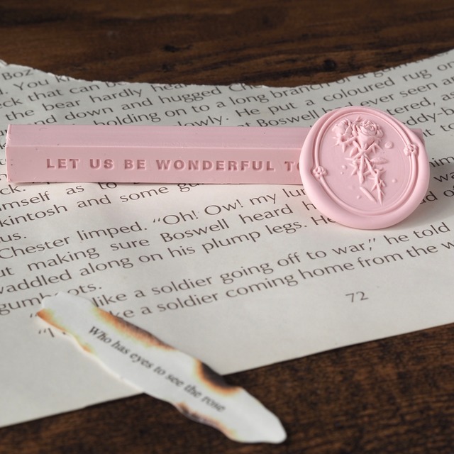 16 スモーキーグレーピンク・マットシーリングワックススティック