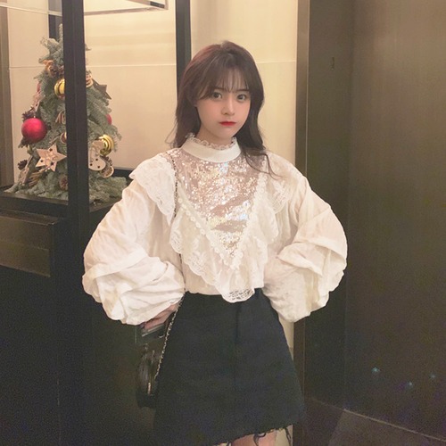 ✞ ロング ブラウス スウィート ✞ゴスロリ SM ミリ 甘ロリ クラロリ 和ロリ エレガント 黒ロリ 姫ロリ 華ロリ BB-BB96873929560