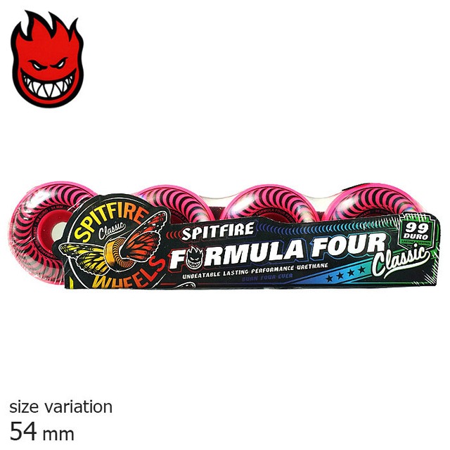 SPITFIRE F4 99 CHROMA CLASSIC 54mm クラシック PINK formula four 