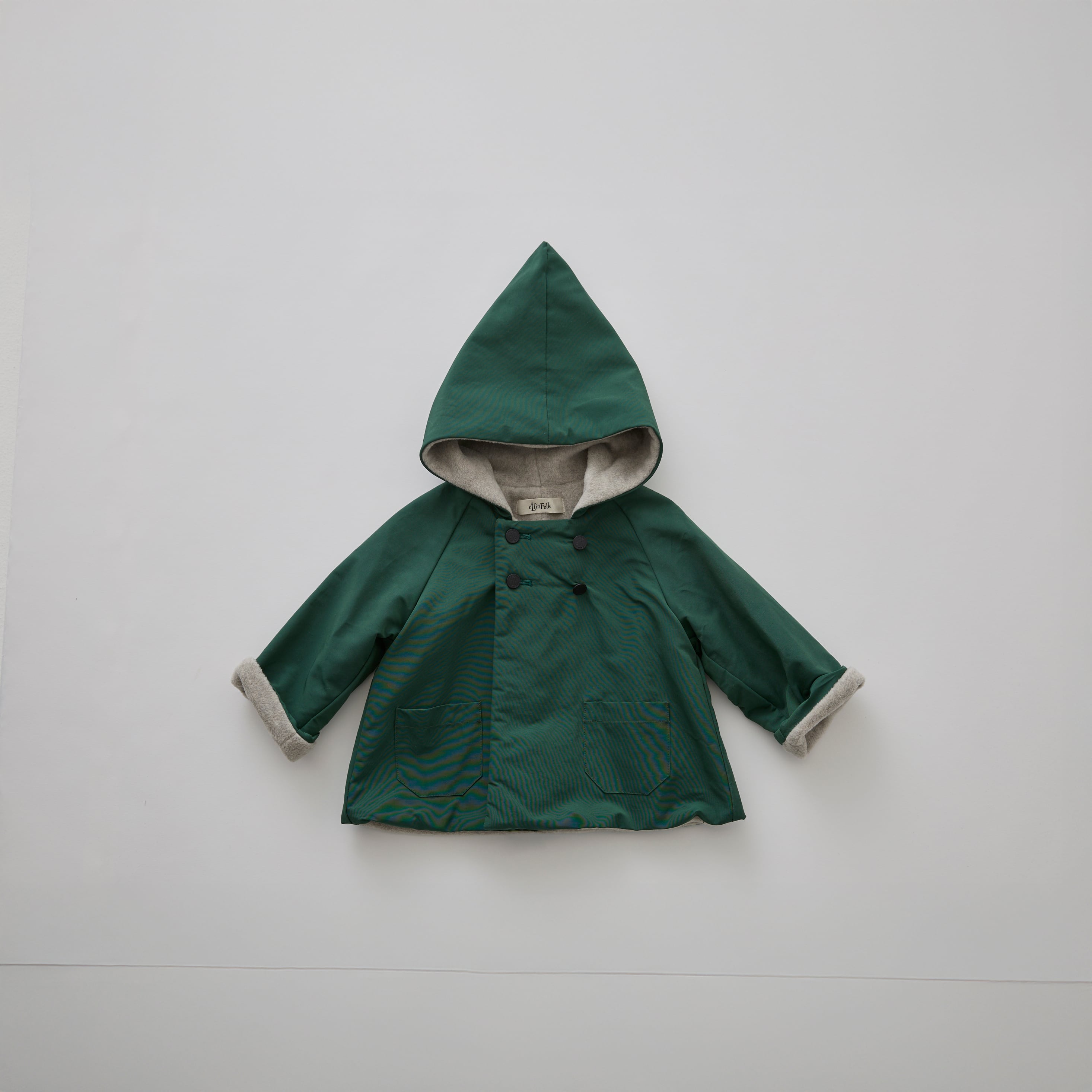 eLfinFolk(エルフィンフォルク)/ elf coat / green / 110,120,130cm