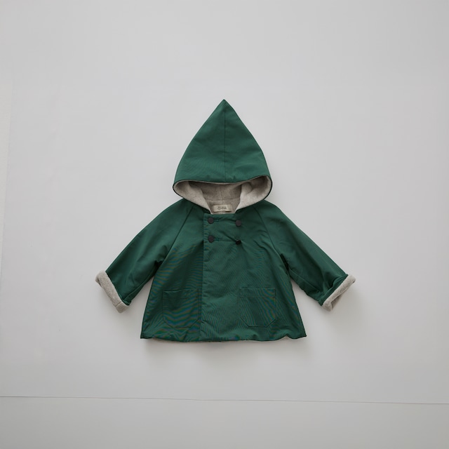 eLfinFolk(エルフィンフォルク)/ elf coat / green / 110,120,130cm