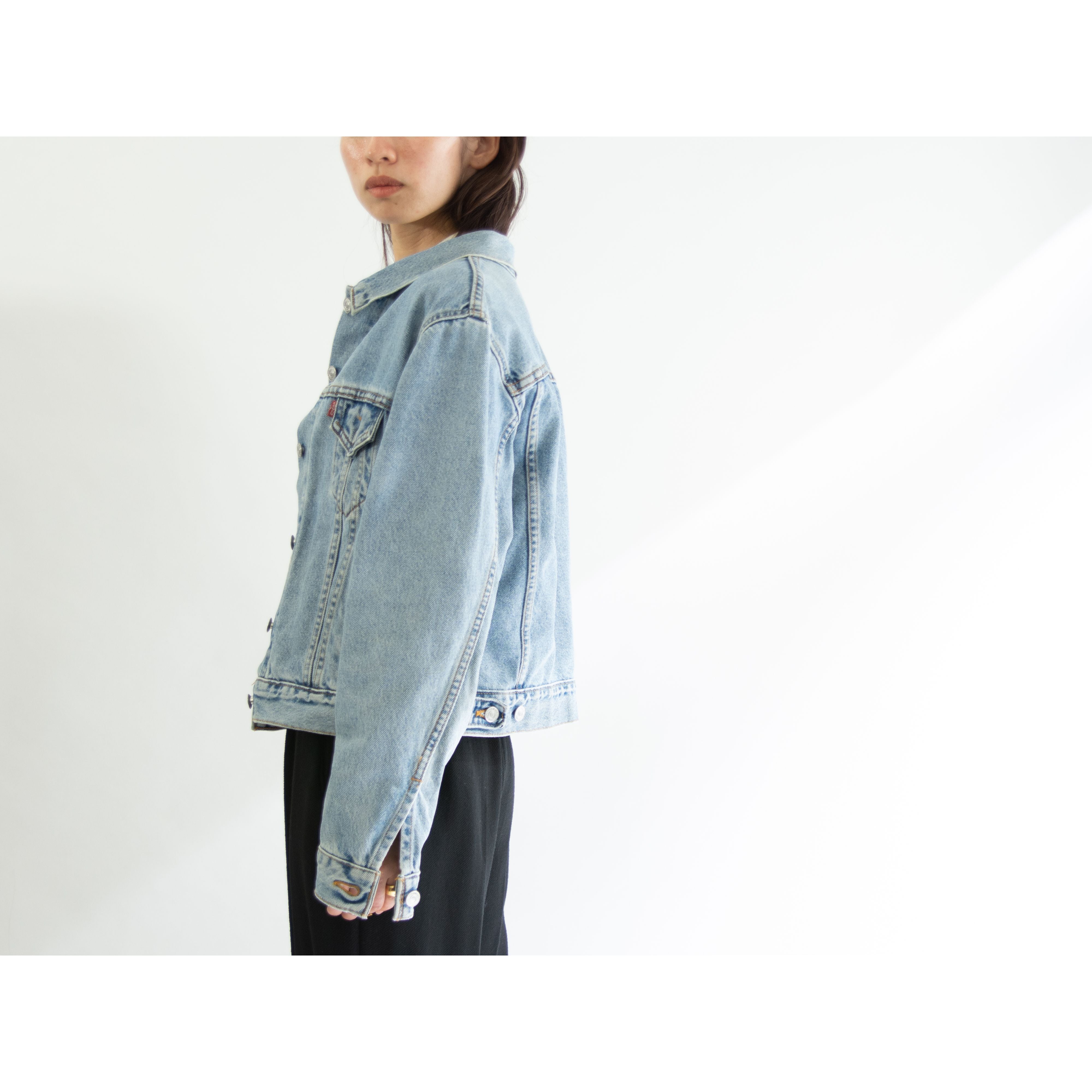 【LEVI'S】Made in U.S.A. 90's 77434 denim jacket（リーバイス アメリカ製 デニムジャケット Gジャン）2a