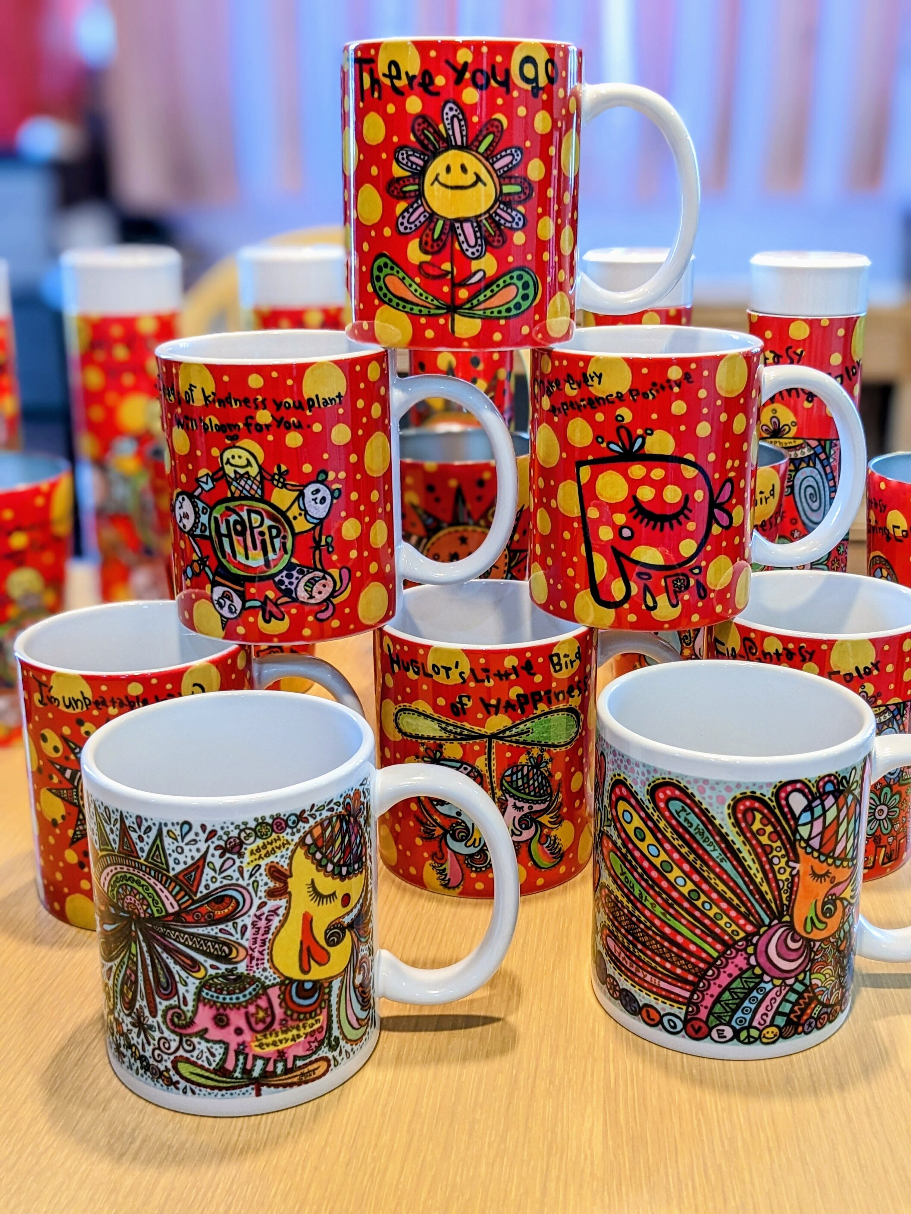 pipi陶器マグカップ HUGLOTとりちゃん | pipi Select shop