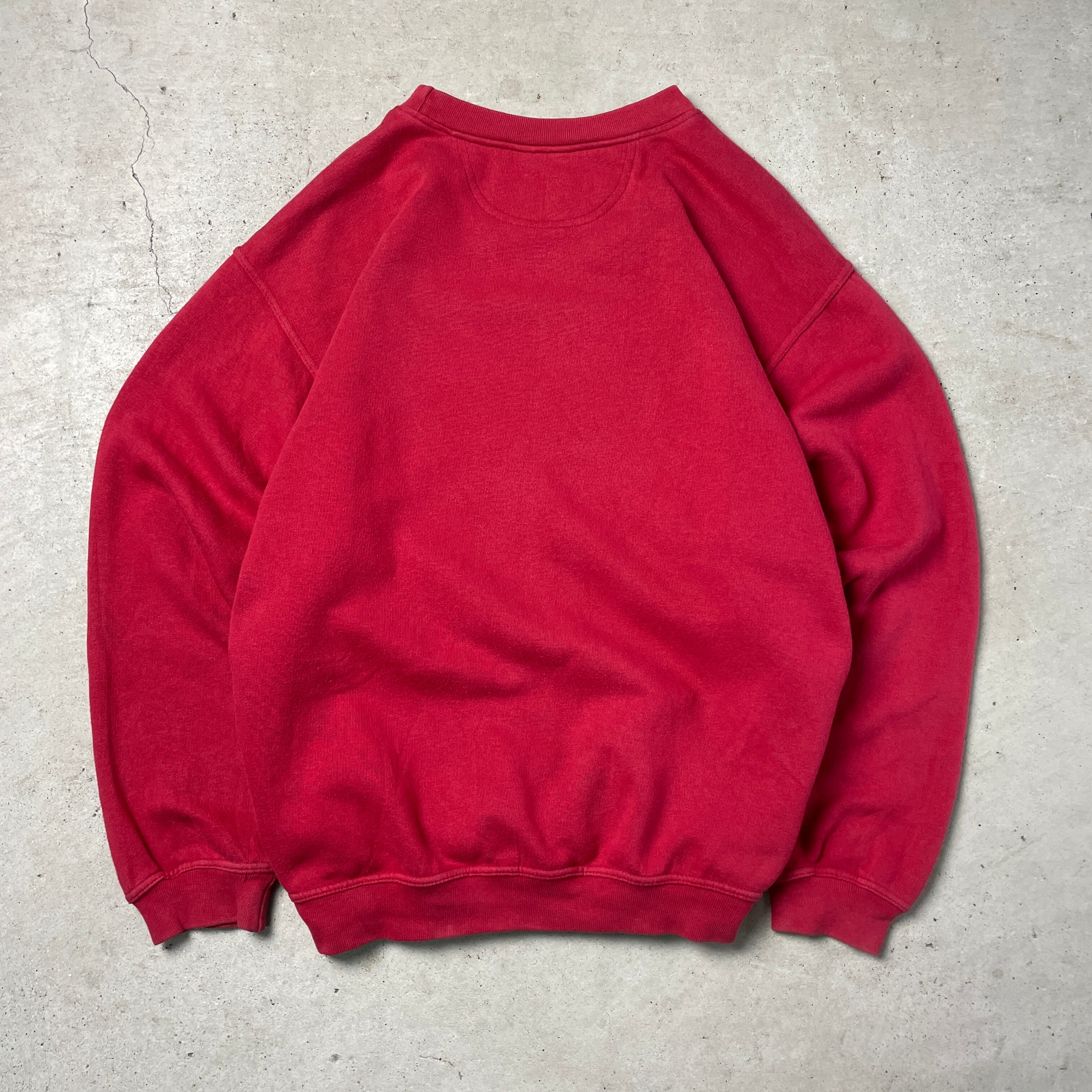 80年代 adidas アディダス トレフォイルロゴ 刺繍 スウェットシャツ