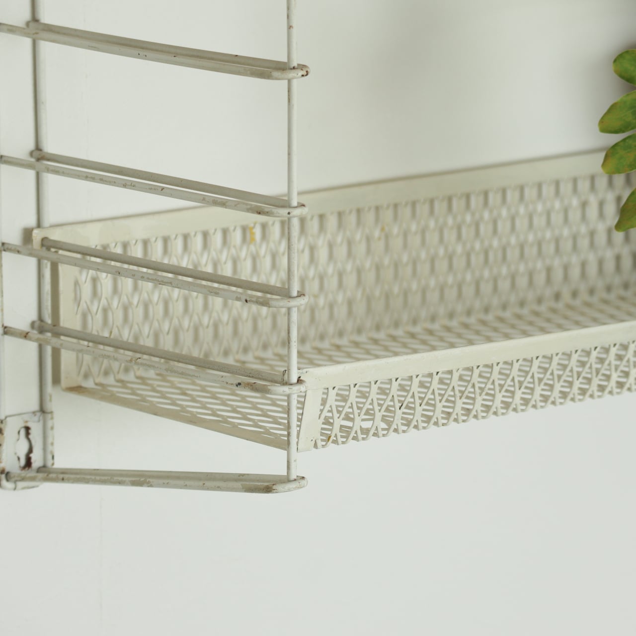 TOMADO WALL SHELF with basket rack | Adrian Dekker | 1960s