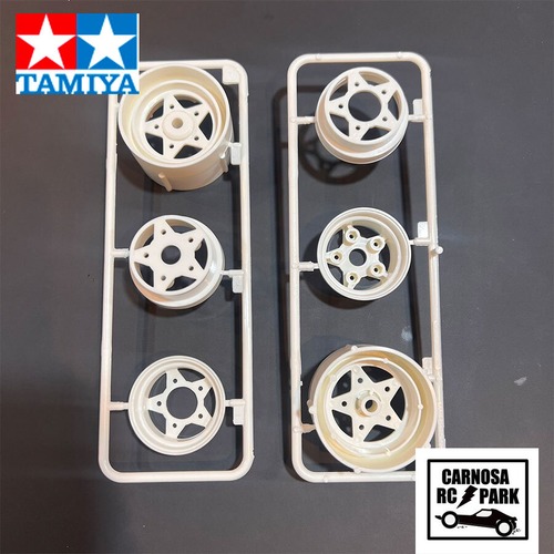 【TAMIYA タミヤ】グラスホッパー?T Rホイール(白/2本)[10555067-000]