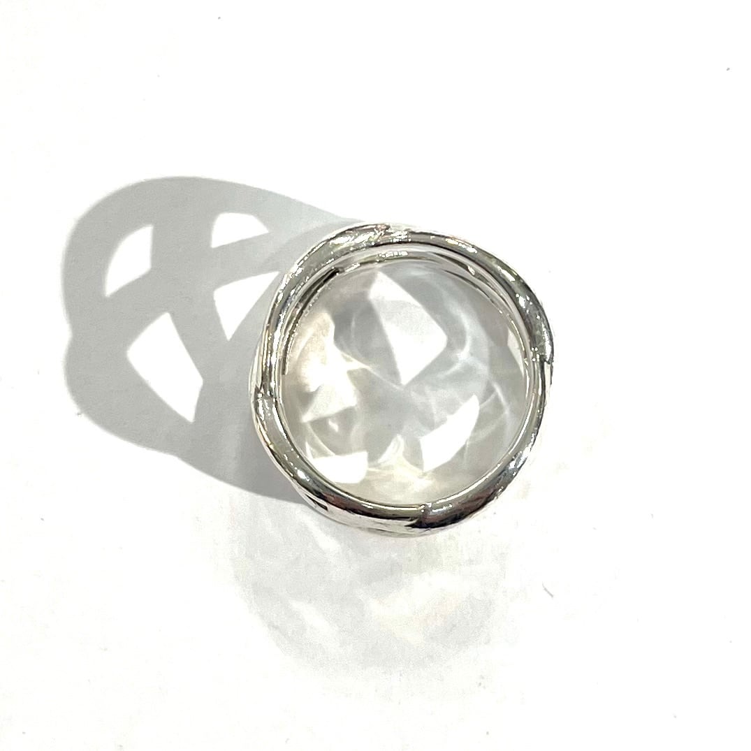 希少サイズ【TIFFANY&CO】【14号】2571 名品ケルティック 編み込み